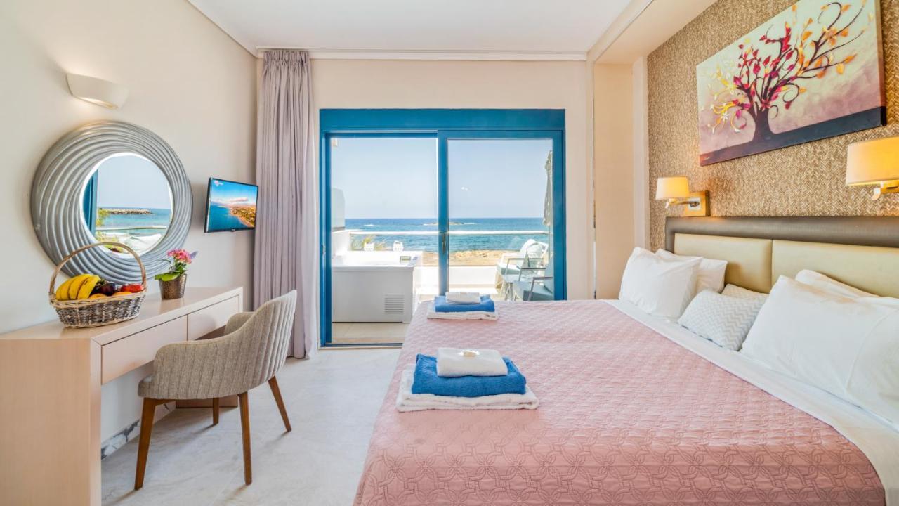 Pyrgos Beach Hotel Apartments Malia Esterno foto