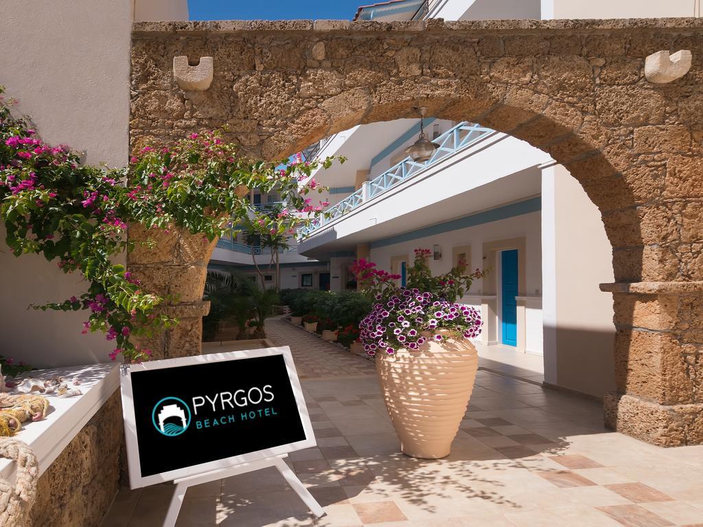 Pyrgos Beach Hotel Apartments Malia Esterno foto