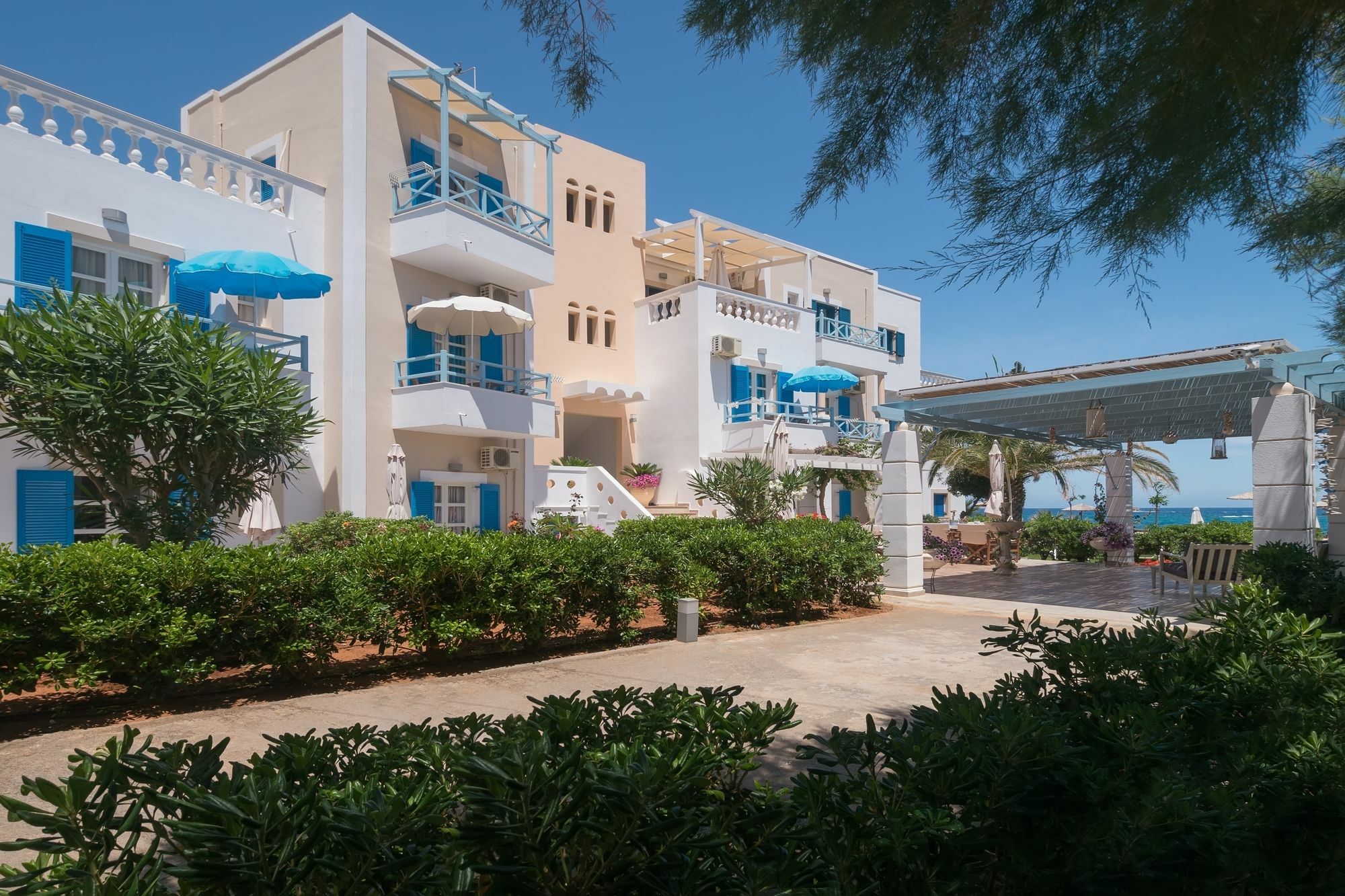 Pyrgos Beach Hotel Apartments Malia Esterno foto